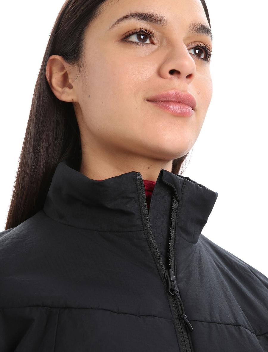 Vestes Icebreaker MerinoLoft™ Femme Noir | FR 1649TCEV